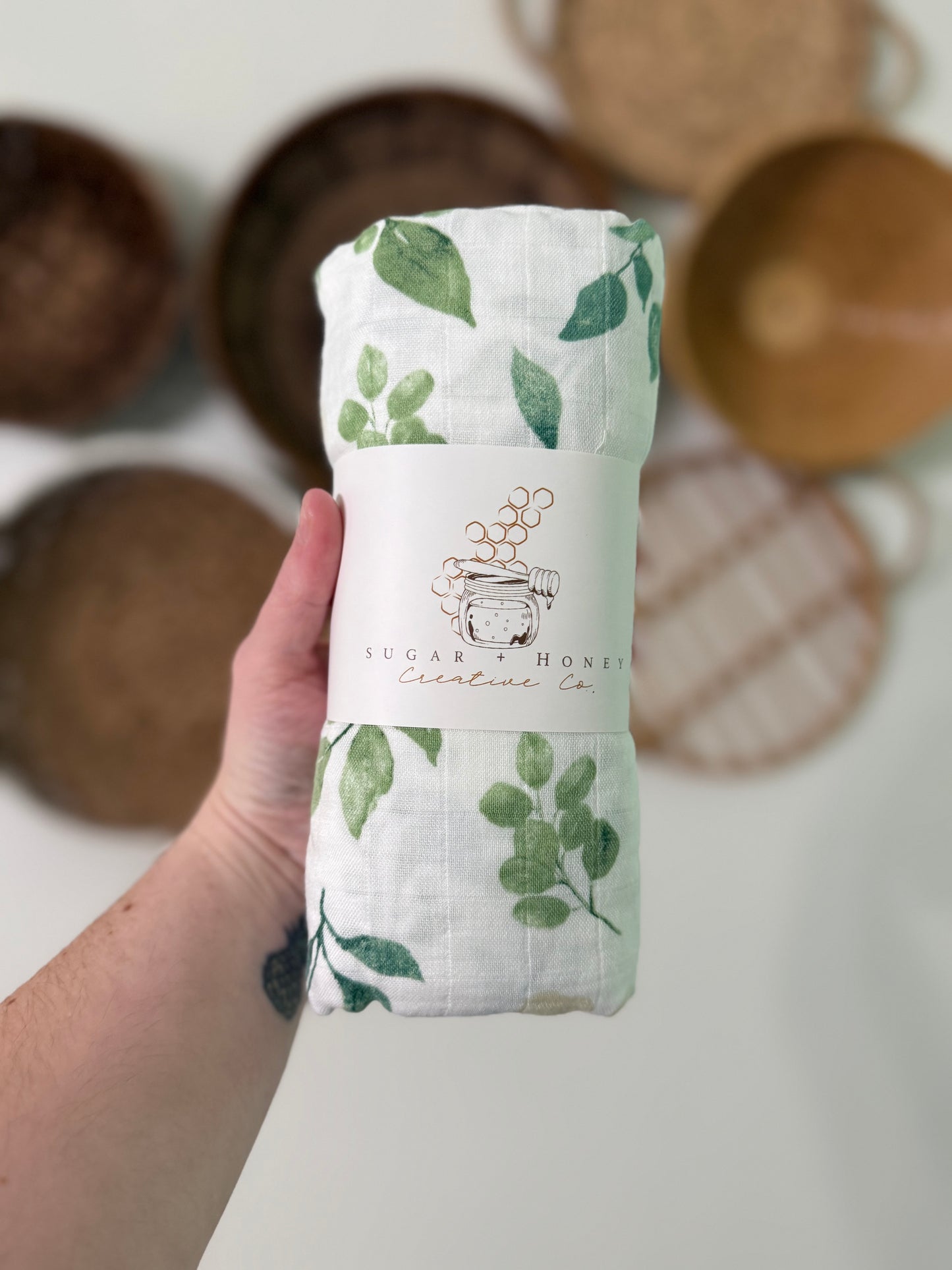 Botanical Breeze Muslin Swaddle