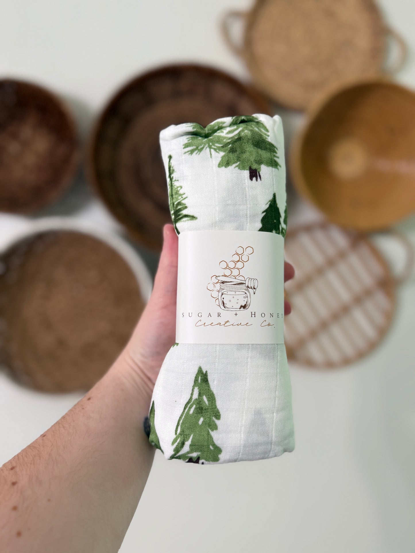 Forest Friend Muslin Swaddle