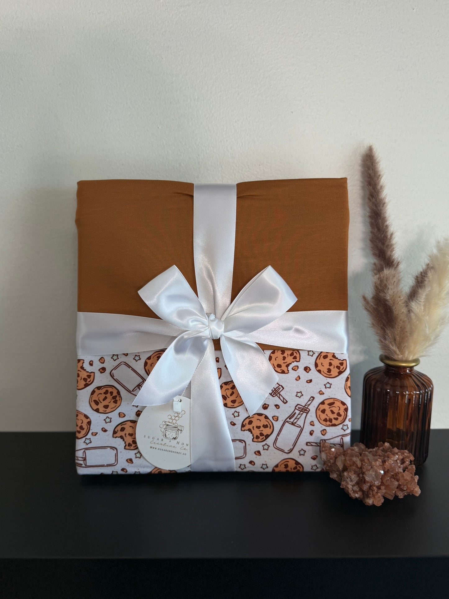 Milk & Cookies Bamboo Blanket