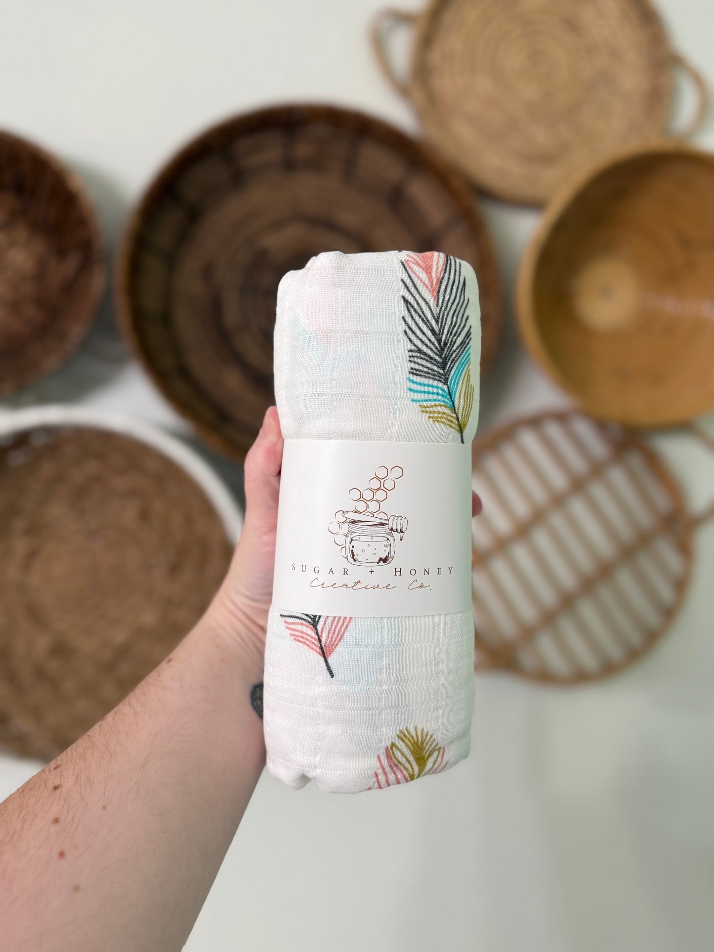 Whimsy Muslin Swaddle