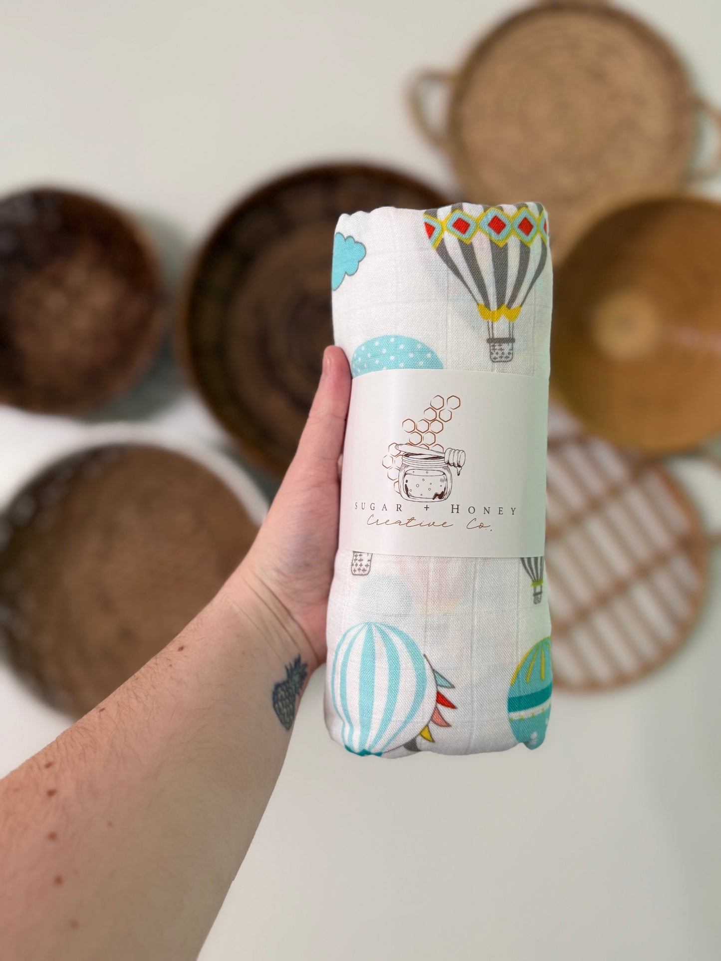 Adventure Awaits Muslin Swaddle