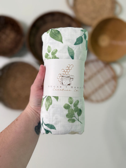 Botanical Breeze Muslin Swaddle